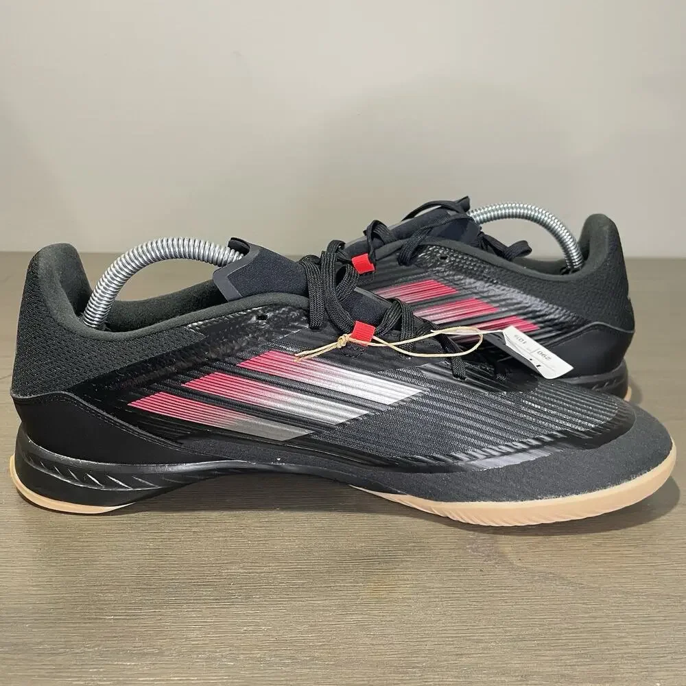 Adidas Mens Size 11 Shoes NEW F50 League Indoor Soccer IN Black Red IE1227